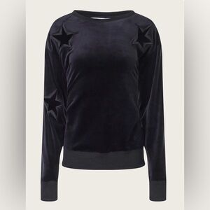 🆕 Paris Hilton The Star Velour Crew Sweatshirt